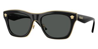 Versace VE2272 GB1/87 Mens Sunglasses Black Size 53