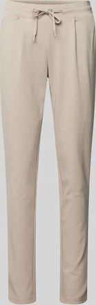 Ichi Slim Fit Sweathose mit elastischem Bund Modell KATE in Beige, Gr&ouml;&szlig;e XL