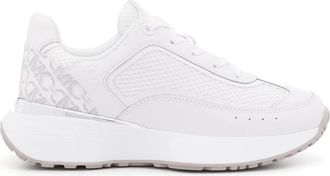 Michael Kors Witte Casual Leren Sneakers - Dames - Sneakers - Wit - 38 1/2 EU - Leer - Schoenen