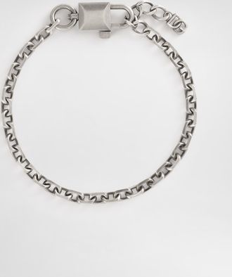 Dolce & Gabbana Chain Necklace - Man Bijoux Silver Metal Onesize