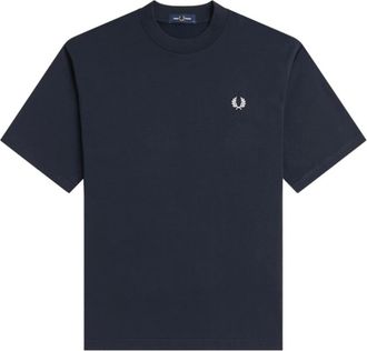 Fred Perry Hombre, Camisetas, Azul, Talla: L