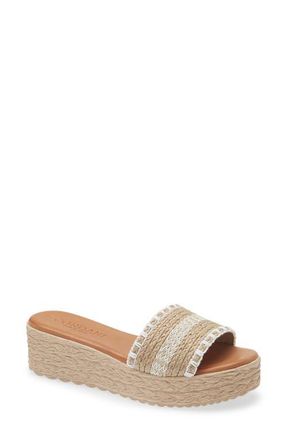 Cordani Brylee Platform Sandal in White at Nordstrom, Size 6.5Us