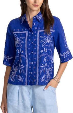 Johnny Was Winona Linen Shirt