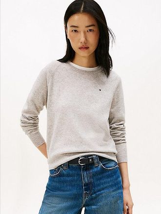 Tommy Hilfiger Jersey de cuello redondo con cachemira