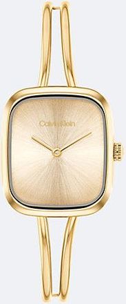 Calvin Klein Reloj pulsera cuadrada esculpida