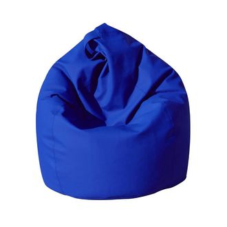 Talamo Italia Dmora Pouf &Eacute;l&eacute;gant, Couleur Bleue, Dimensions 80 X 120 X 80 Cm