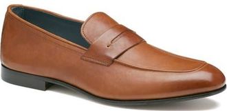 Johnston & Murphy Taylor Penny Loafer in Tan Italian Full Grain at Nordstrom, Size 10.5
