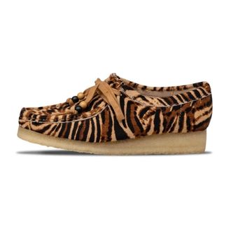 Clarks Wallabee W Tiger Print - Dames - Schoenen - Veelkleurig - Maat: 37 1/2 EU Su&egrave;de