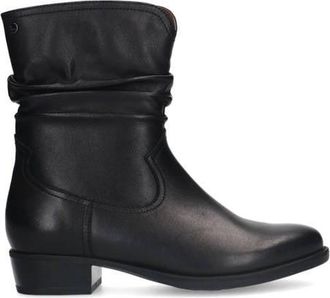 No Stress leren enkellaarzen zwart