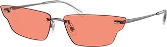 Ray-Ban Pink Irregular Unisex Sunglasses RB3731 004/84 66