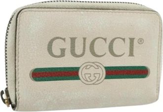 Gucci Pre-owned Wallets, female, White, Size: ONE SIZE Pre-owned Coin Purse