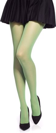 Romartex Colourful Microfiber 20 Denier Tights, L, light green