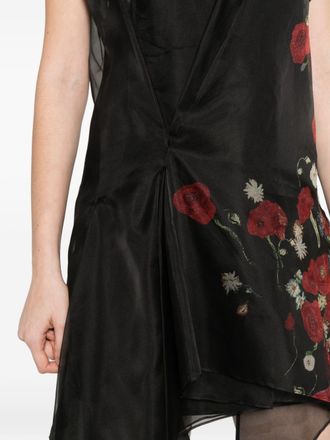 Khaite Womens Dress Merith Black Silk