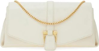 Ferragamo small Gancini-detail cross body bag - women - CALFSKIN/Lambskin - One Size - Neutrals