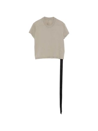 Rick Owens T-shirt met geribbelde rand en ophangriem