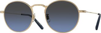 Oliver Peoples OV1282ST Weslie Sun Polarized 5292P4 Mens Sunglasses Gold Size 49