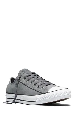 Converse Gender Inclusive Chuck Taylor All Star Low Top Sneaker in Darker Grey/Dark Matter at Nordstrom, Size 4