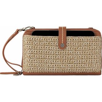 The Sak Iris Smartphone Crossbody Bag in Bamboo Static at Nordstrom