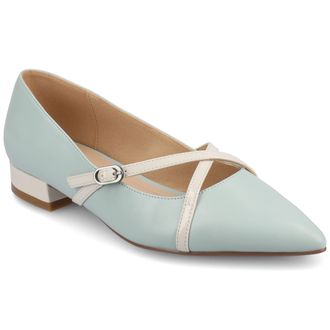Journee Collection Women & apos;s Camby Medium and Wide Width Dress Flats