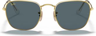 Ray-Ban Sunglasses Rb3857 9196 R5 Frank Gold/Blue Unisex