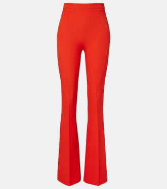 SAFiYAA Alexa cr&ecirc;pe flared pants