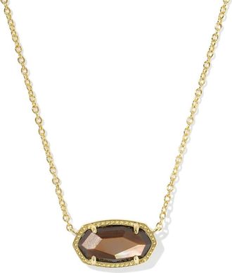 Kendra Scott Elisa Necklace in Brown Mop at Nordstrom