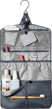 Deuter Kulturbeutel DEUTER WASH BAG II, Damen, Gr. B/H/T: 30cm x 19cm x 4cm, schwarz, Polyamid, Taschen Kulturbeutel, mit verstaubarem Haken, mit grosser Rei