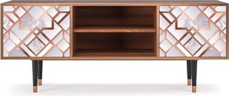 StoryZ Mueble de TV rosa claro 2 puertas L 170 cm