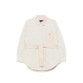 Fabiana Filippi Quilted Belted Coat