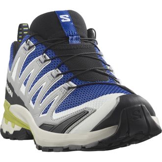 Salomon Trailrunningschuh SALOMON XA PRO 3D V9, Herren, Gr. 48, blau (nautical blau, alloy, schwarz citron), Synthetik, Textil, Schuhe Trailrunningschuh, wass