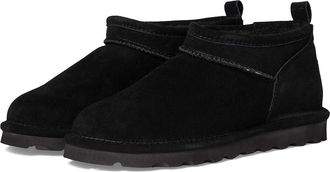 Bearpaw Super Shorty Wide Womens Boots Black II : 7 W, Wool