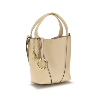 Chlo&eacute; Womens Beige Calf Leather Bos Taurus Shoulder Bag