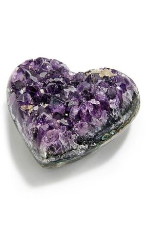ANNA new york Extra Small Amethyst Cuore Heart Decoration at Nordstrom