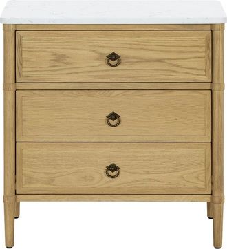 Safavieh Couture Alexarose 3-Drawer Nightstand