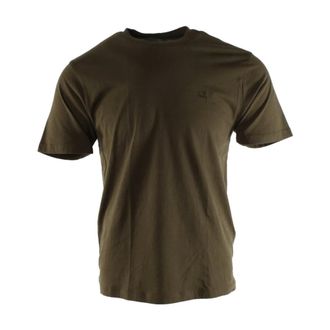 C.P. Company Green Cotton T-shirt for Men - male - C.P. Company - T-Shirts - Green - 2XL - Tops