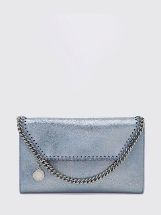 Stella McCartney Wallet on Chain Falabella in Eco Alter Mat con catena metallica