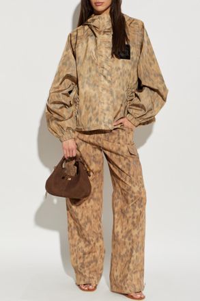 Ganni Cargo Trousers, Womens, Brown