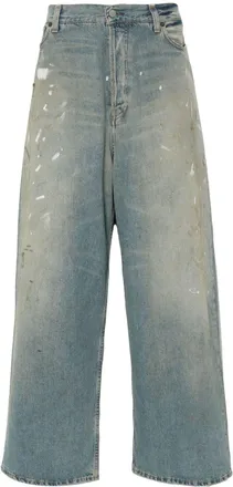 Acne Studios 2023 mid-rise wide-leg jeans - men - Cotton/Lyocell - 50 - Blue