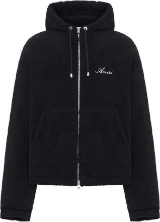 Amiri Hoodie met rits - Zwart