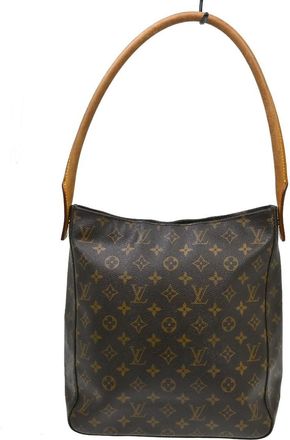Louis Vuitton Looping Monogram Canvas Brown Canvas Handbag (Pre-Owned)