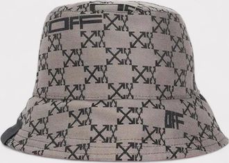 Off-white Womens Off-White Reversible Bucket Hat Brown / Pink - Grey - Size: O/S