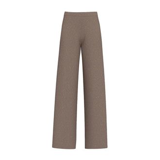 Marella Pantaloni a gamba dritta - - Trousers - Donna - Marrone - M