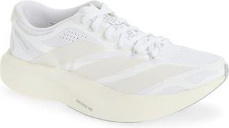 adidas Adizero Evo SL EXO Running Shoe in White/zero Metallic/white at Nordstrom, Size 10.5