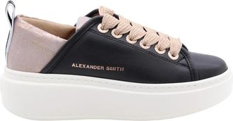 Alexander Smith Cauro Sneaker voor Mannen en Vrouwen - Dames - Sneakers - Zwart - 36 EU - Schoenen