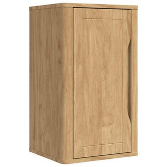 vidaXL Vidaxl Armadio Da Bagno A Muro Floro Marrone Cerato 35 X 30 X 60