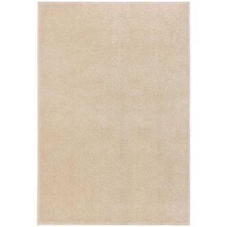 vidaXL Rug Short Pile 160x230 cm Beige Vidaxl