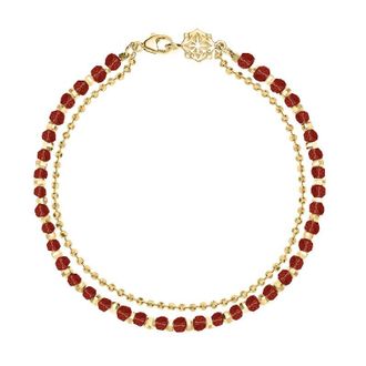 Dower & Hall Garnet Faceted Bead Orissa Bracelet
