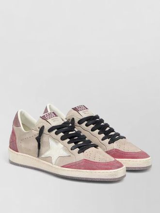 Golden Goose sneakers low top contrasting panels perforated star