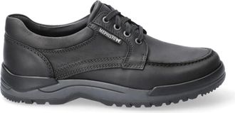 Mephisto Charles Grizzly - Heren - Sneakers - Zwart - 44 1/2 EU - Leer - Schoenen