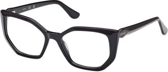 Guess Stijlvolle Cat-Eye Bril - Dames - Brillen - Zwart - 55 MM - Accessoires